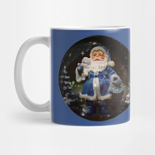 Christmas Santa In Globe Mug